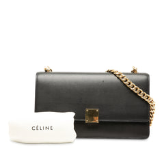 Small Leather Case Chain Flap