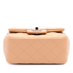 Mini Square Classic Lambskin Single Flap