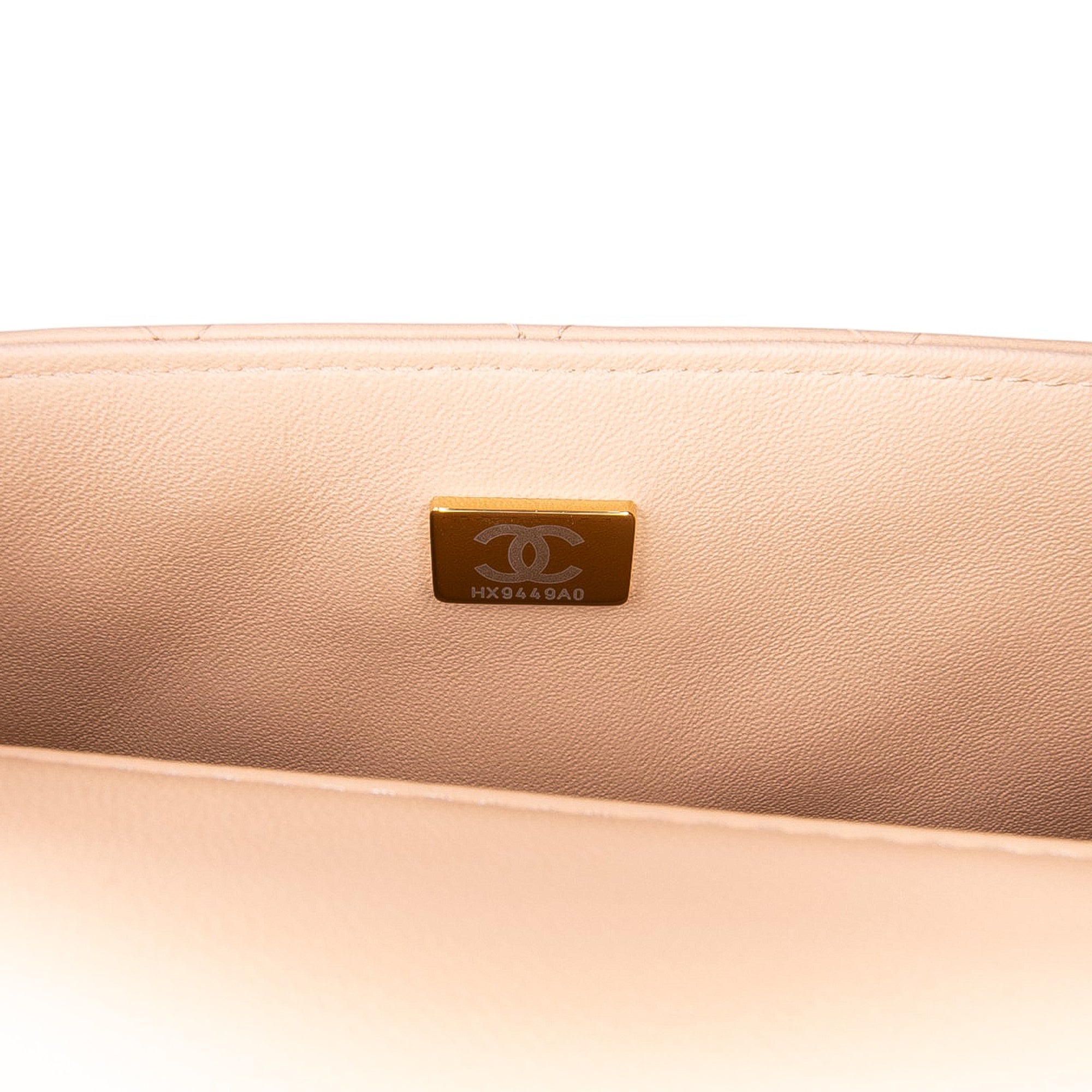 Mini Square Classic Lambskin Single Flap