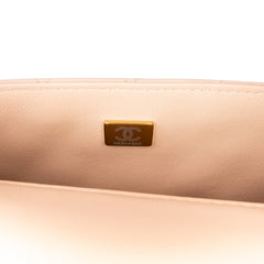 Mini Square Classic Lambskin Single Flap