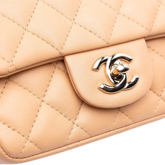 Mini Square Classic Lambskin Single Flap