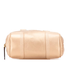 Micro Metallic Leather Amazona Satchel