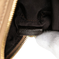 Micro Metallic Leather Amazona Satchel
