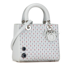 Medium Calfskin Embroidered Flower Lady Dior_1