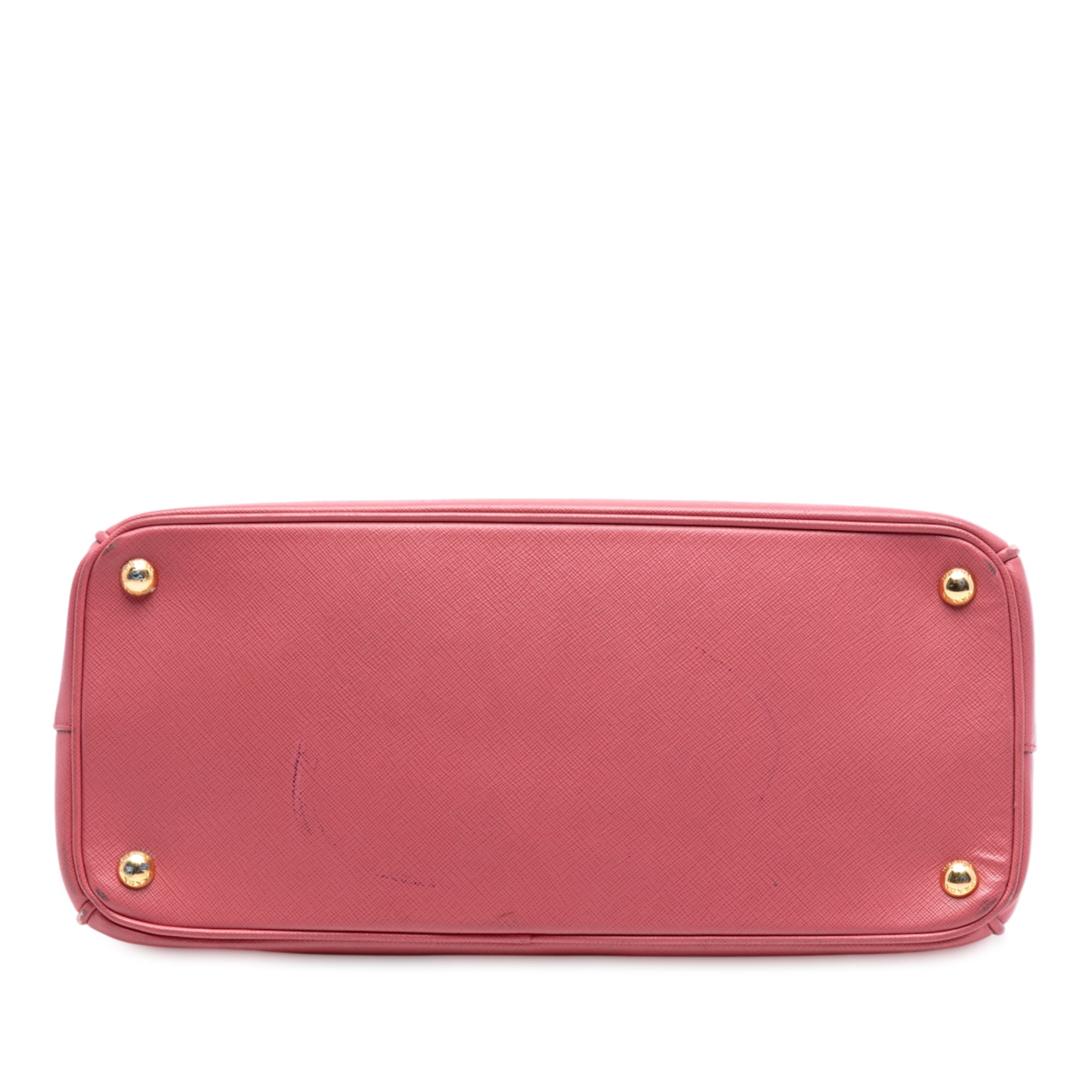 Medium Saffiano Lux Galleria Double Zip Satchel