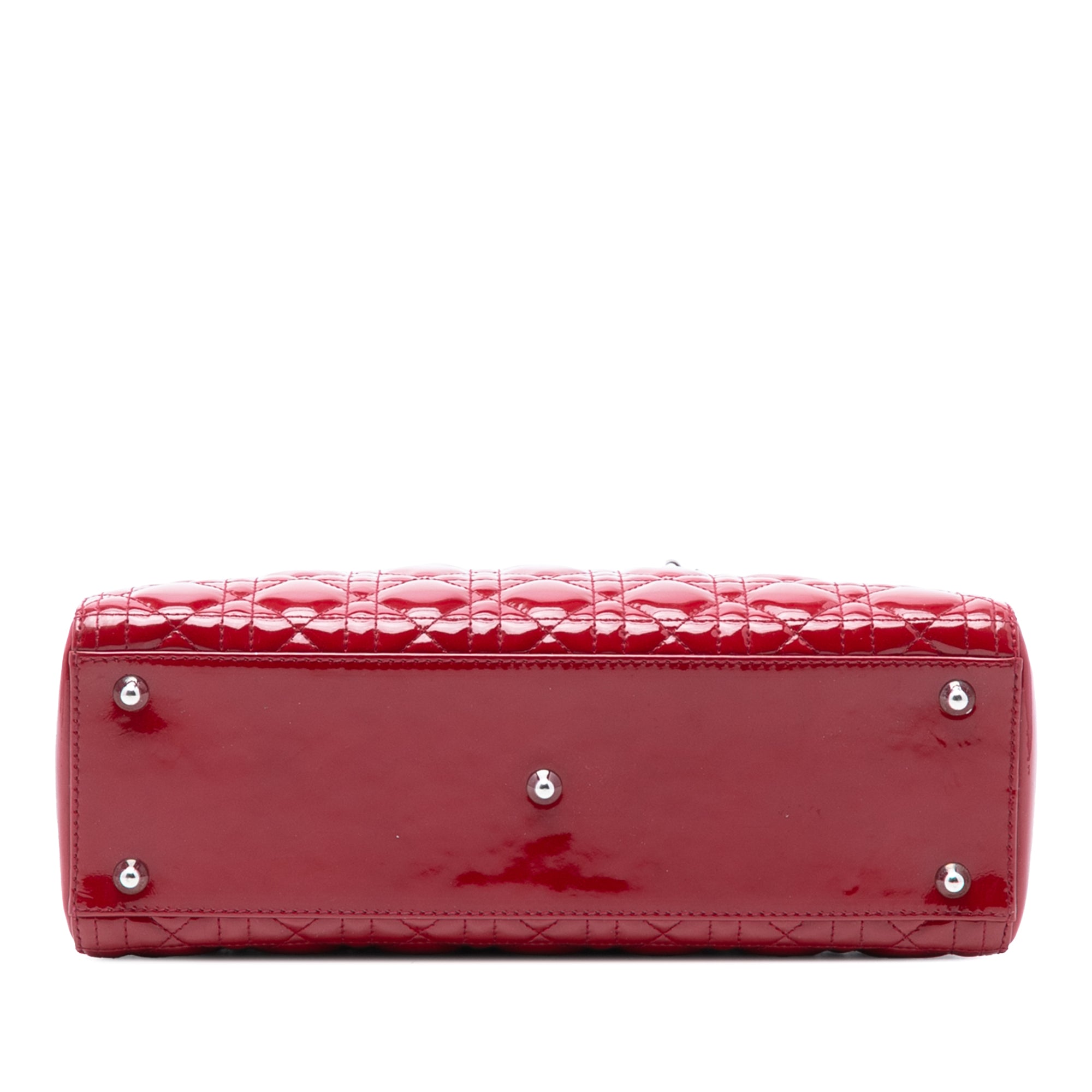 Large Patent Cannage Lady Dior