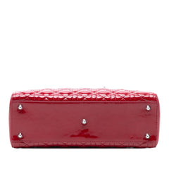 Large Patent Cannage Lady Dior