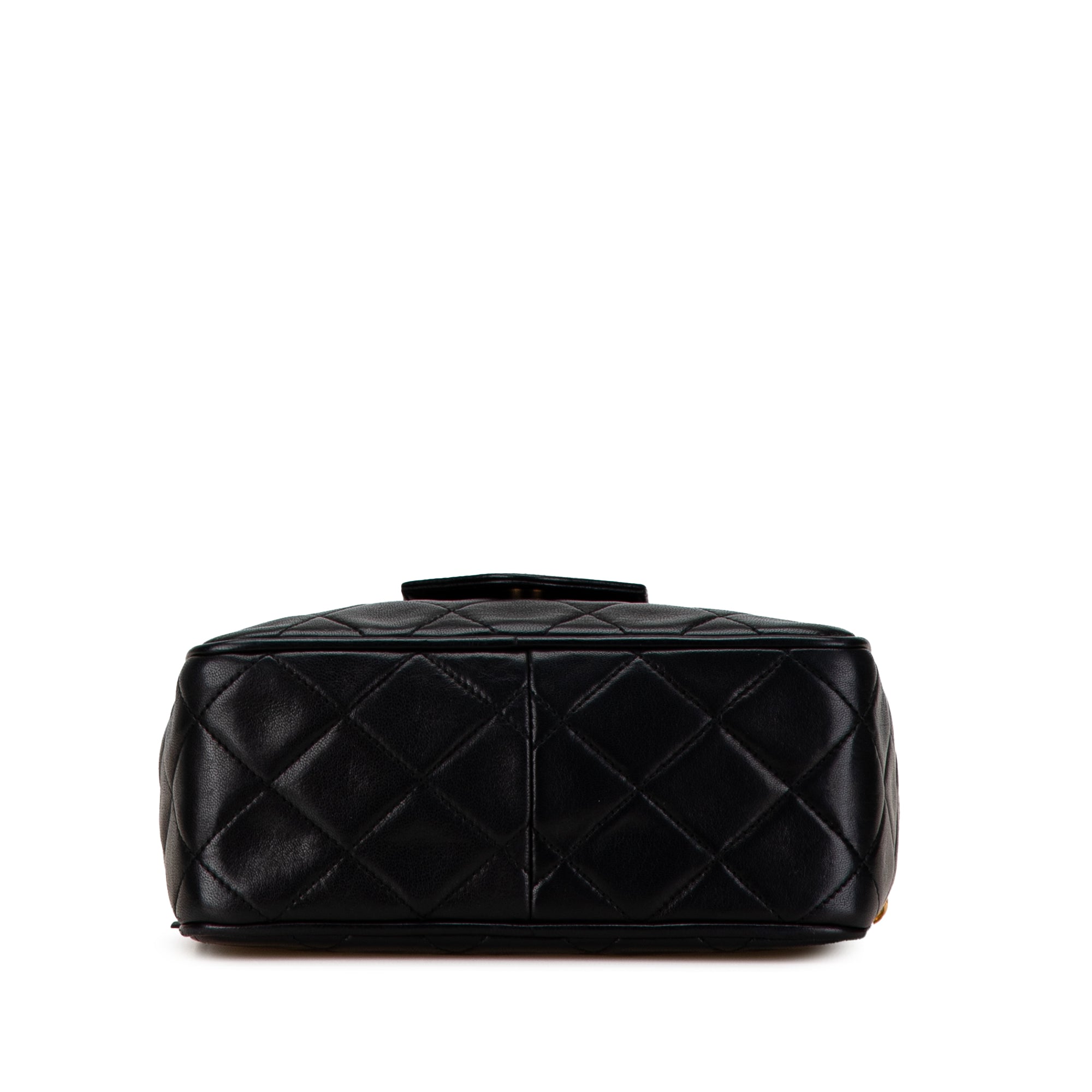 CC Quilted Lambskin Tassel Camera Bag