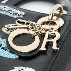 Mini Beaded Calfskin Lady Dior