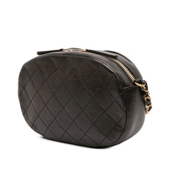 CC Quilted Lambskin Coco Midnight Camera Bag