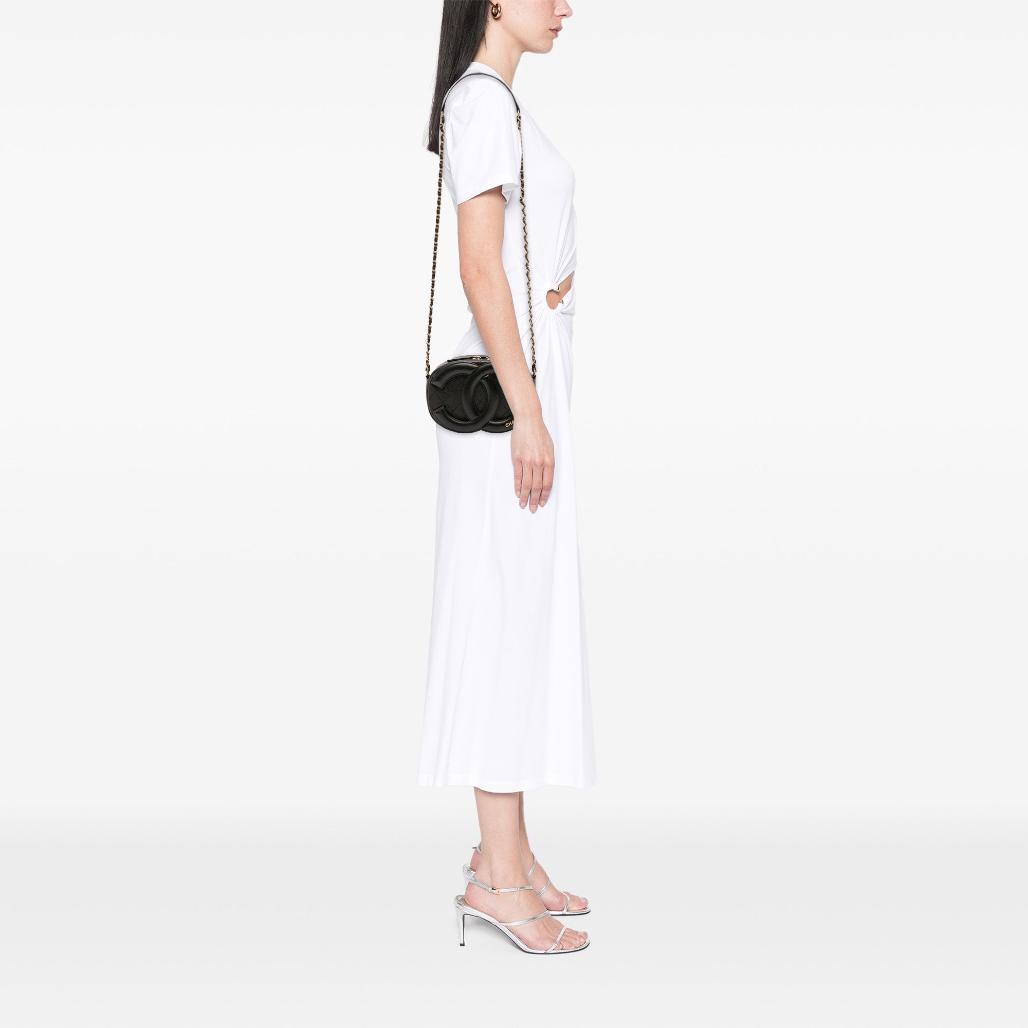 CC Quilted Lambskin Coco Midnight Camera Bag