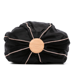 Lambskin and Satin Reversible Sac Cordon Bucket Bag