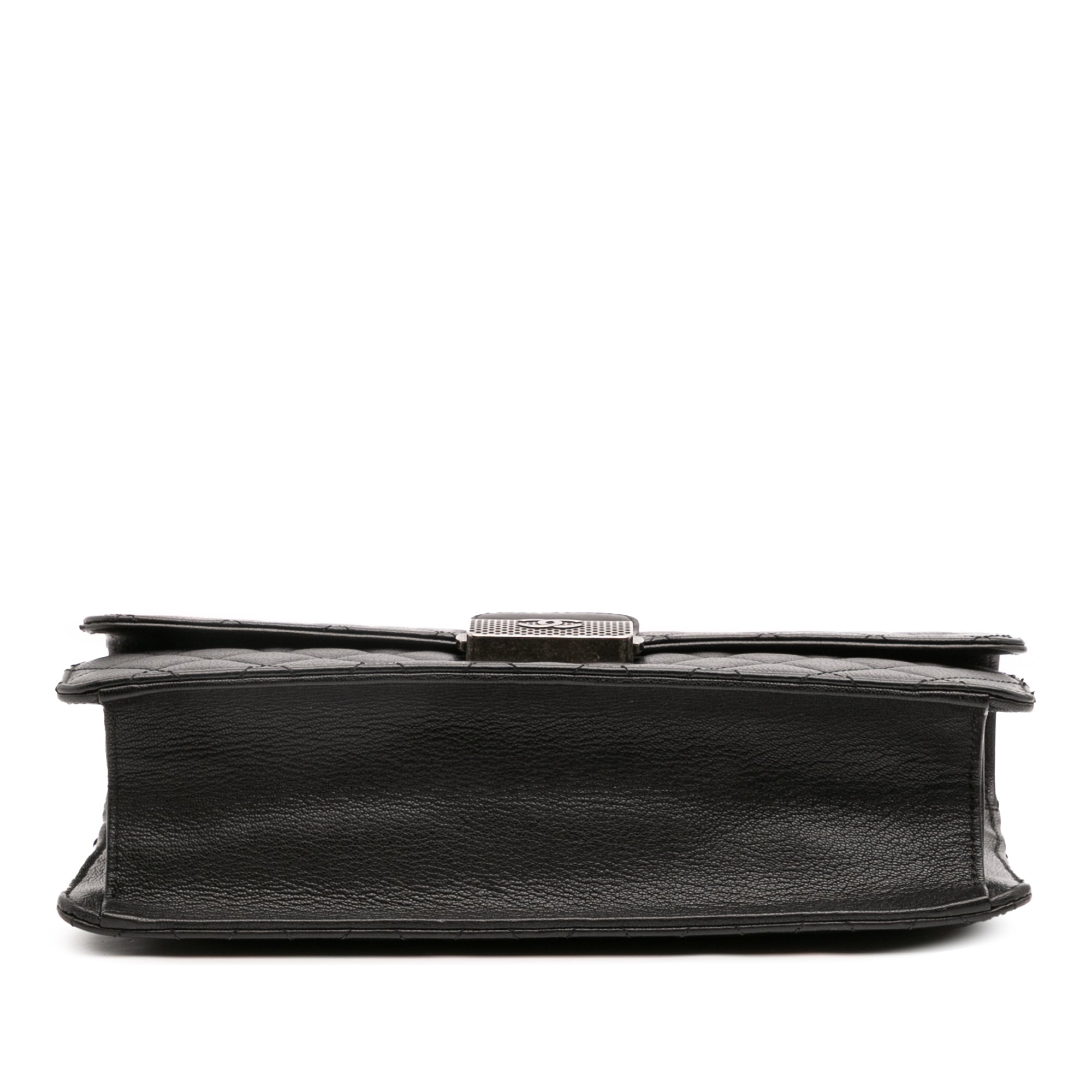 Medium Quilted Goatskin CC University Flap