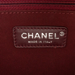 Medium Quilted Goatskin CC University Flap