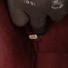 Medium Quilted Goatskin CC University Flap
