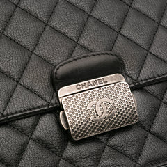 Medium Quilted Goatskin CC University Flap