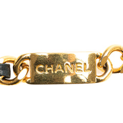 Gold Plated CC Medallion Chain Belt