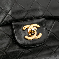 Small Classic Lambskin Double Flap