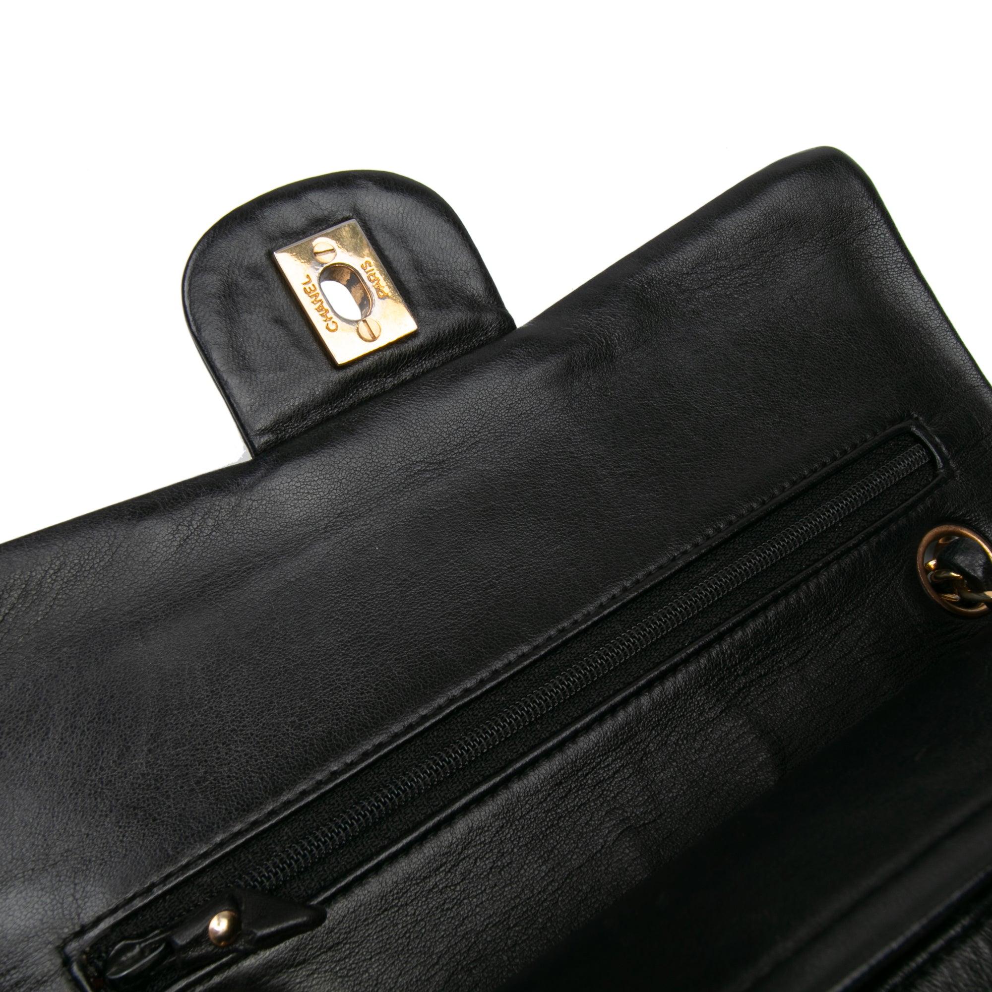 Small Classic Lambskin Double Flap