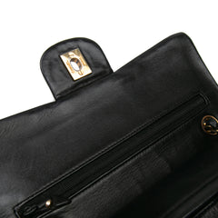 Small Classic Lambskin Double Flap