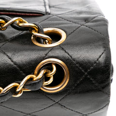 Small Classic Lambskin Double Flap