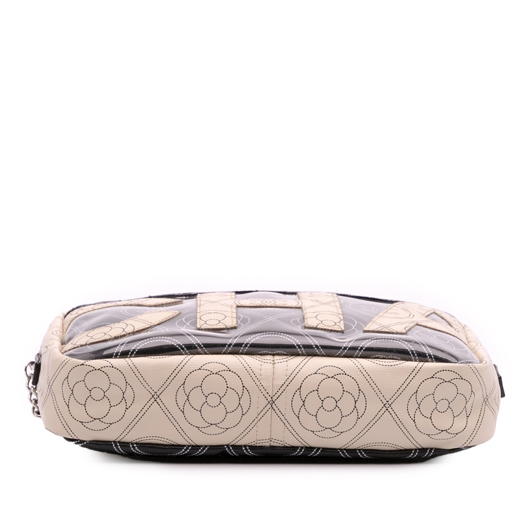 Coated Canvas Camellia Logo Camera Bag