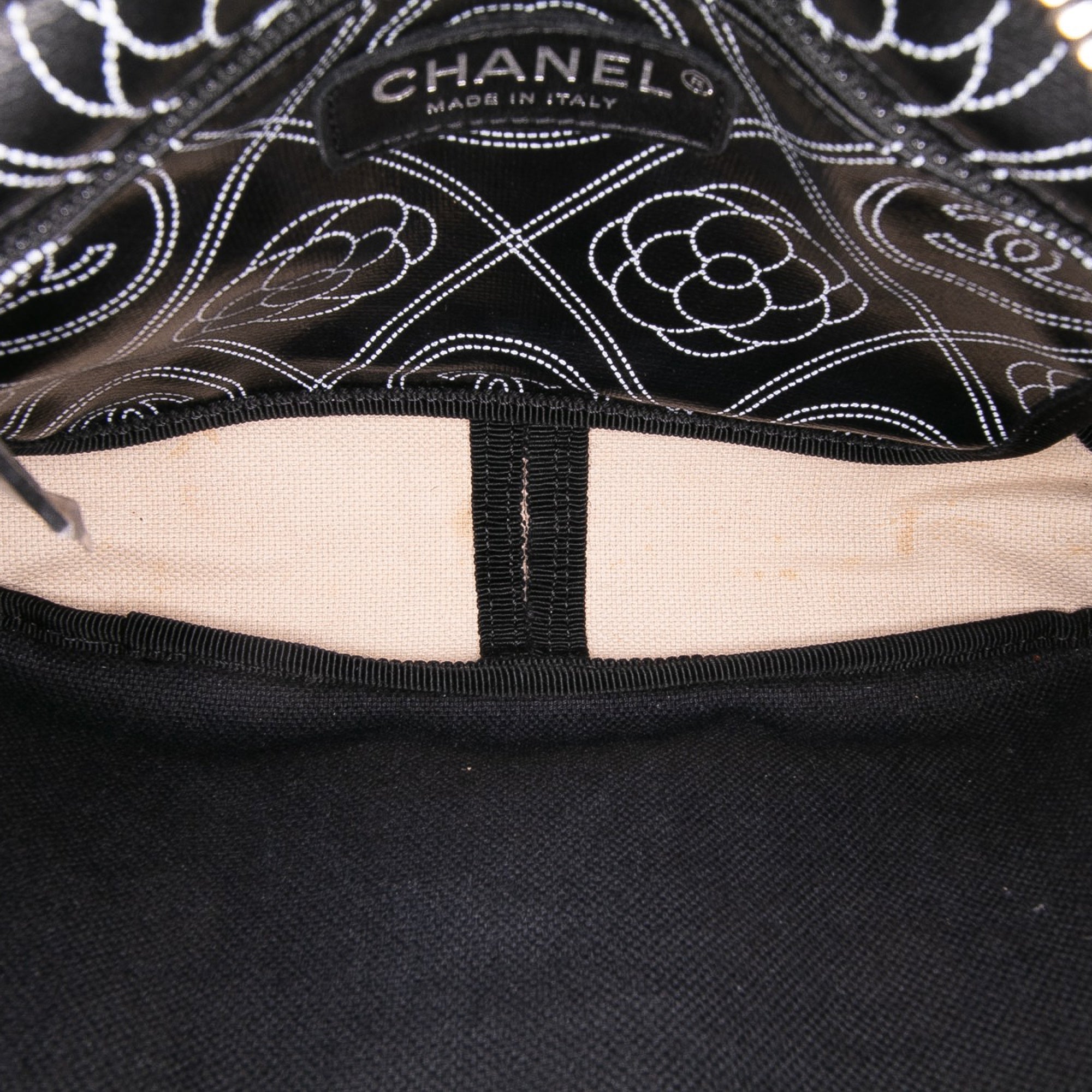 Coated Canvas Camellia Logo Camera Bag