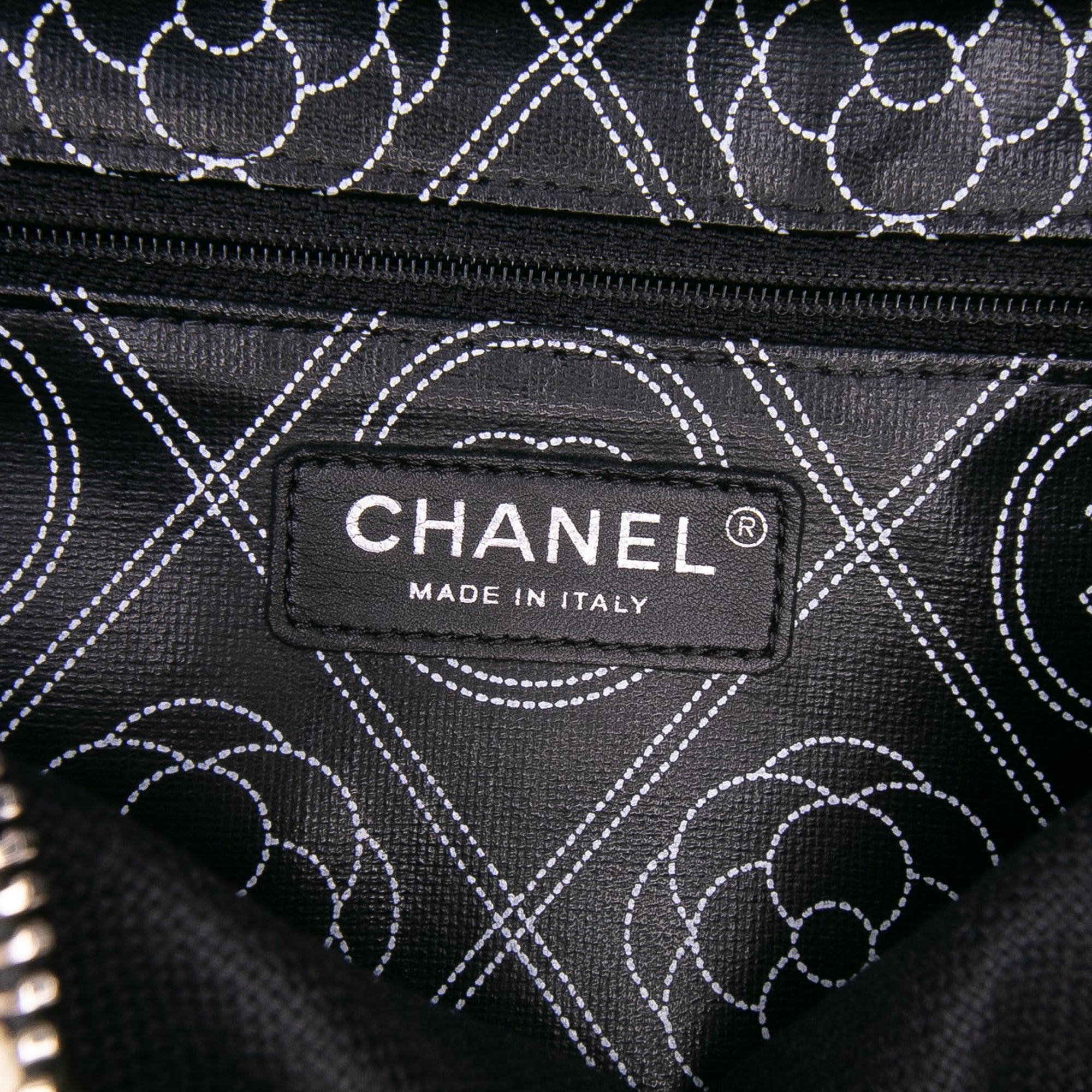 Coated Canvas Camellia Logo Camera Bag