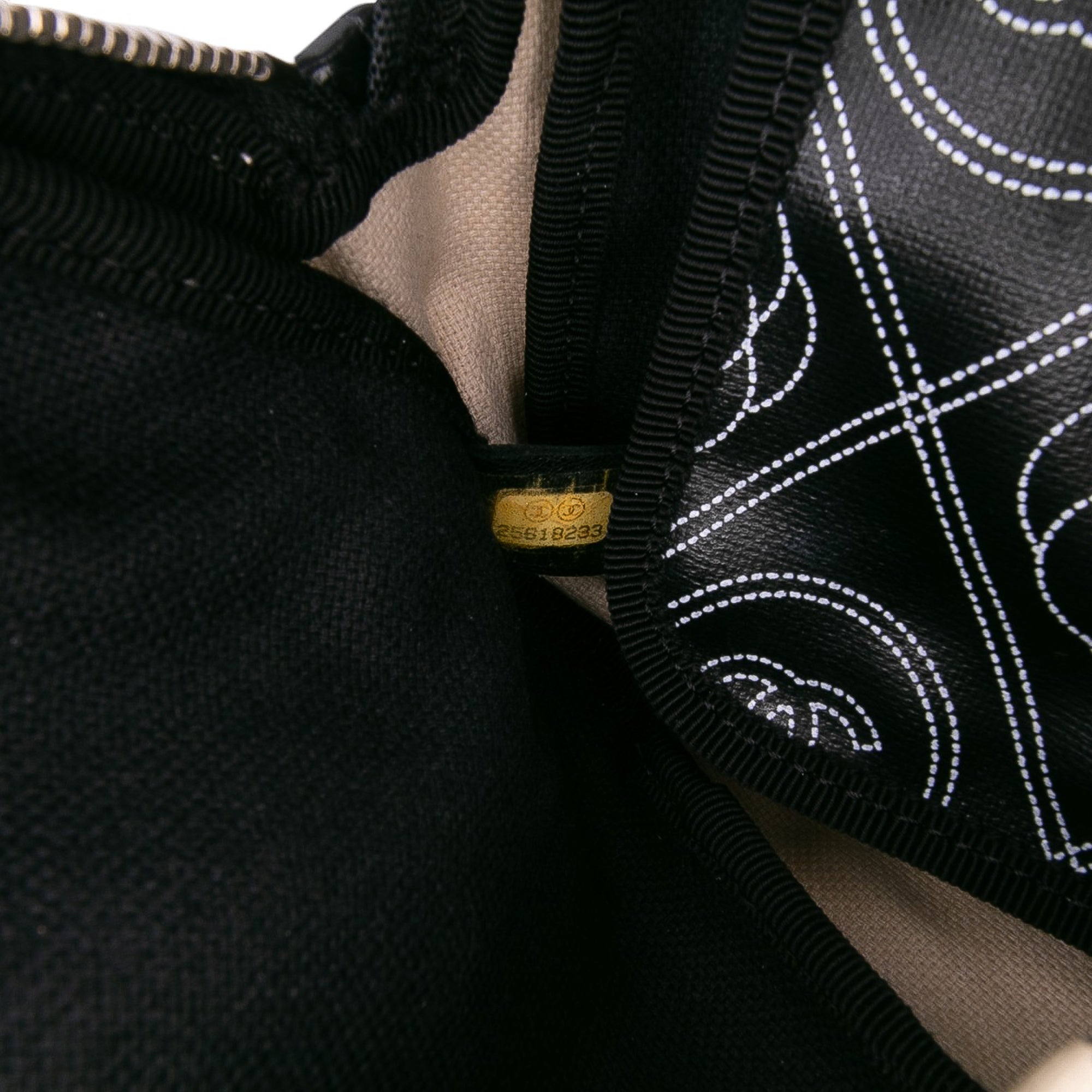 Coated Canvas Camellia Logo Camera Bag