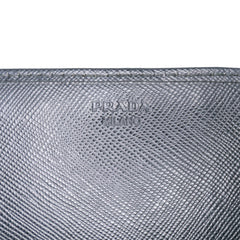 Saffiano Crystal Studded Wallet on Strap