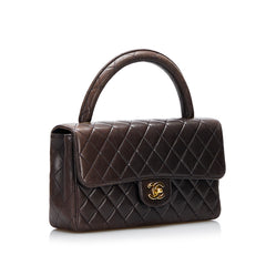 Medium Parent Lambskin Kelly Flap Handbag