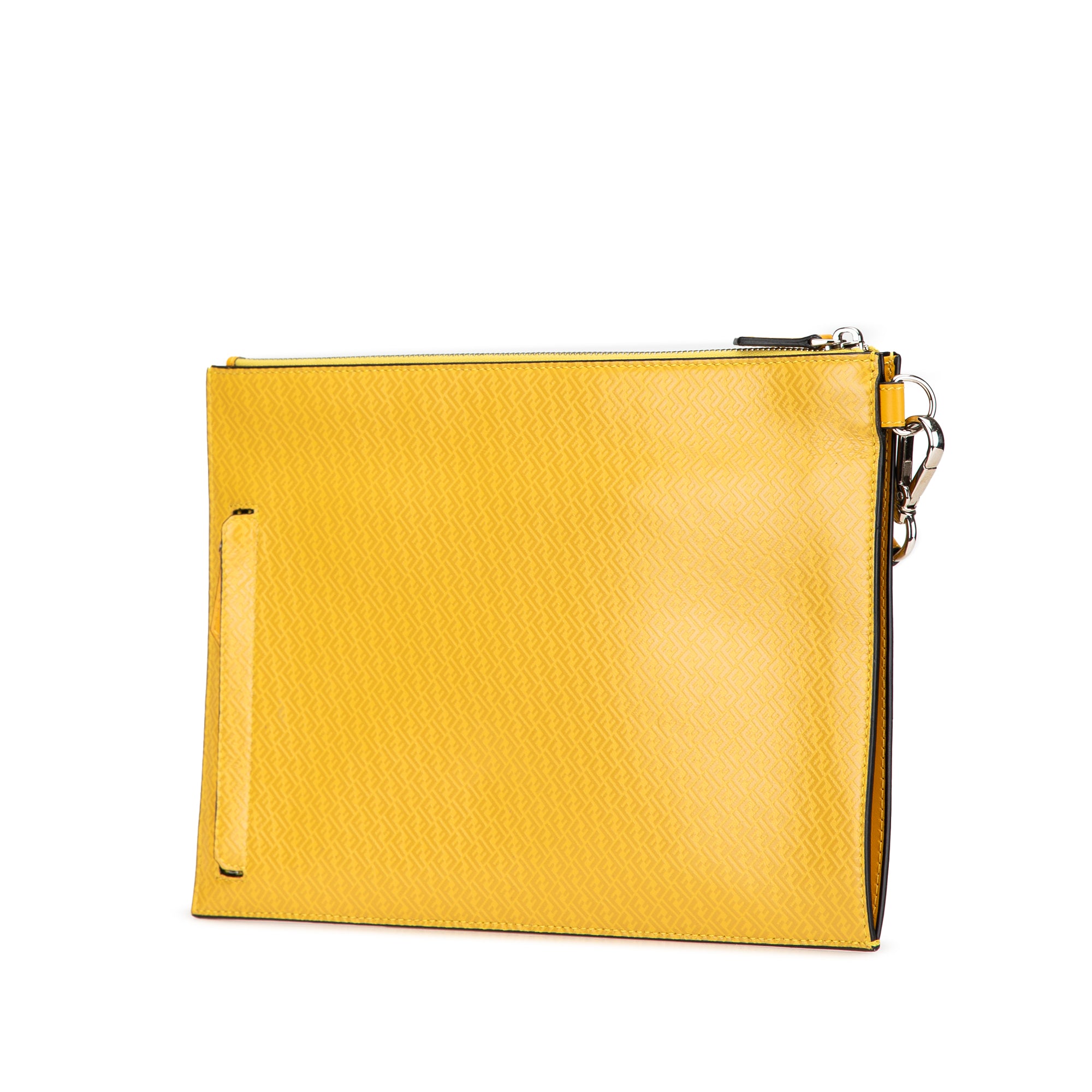 Micro Zucca Leather Clutch