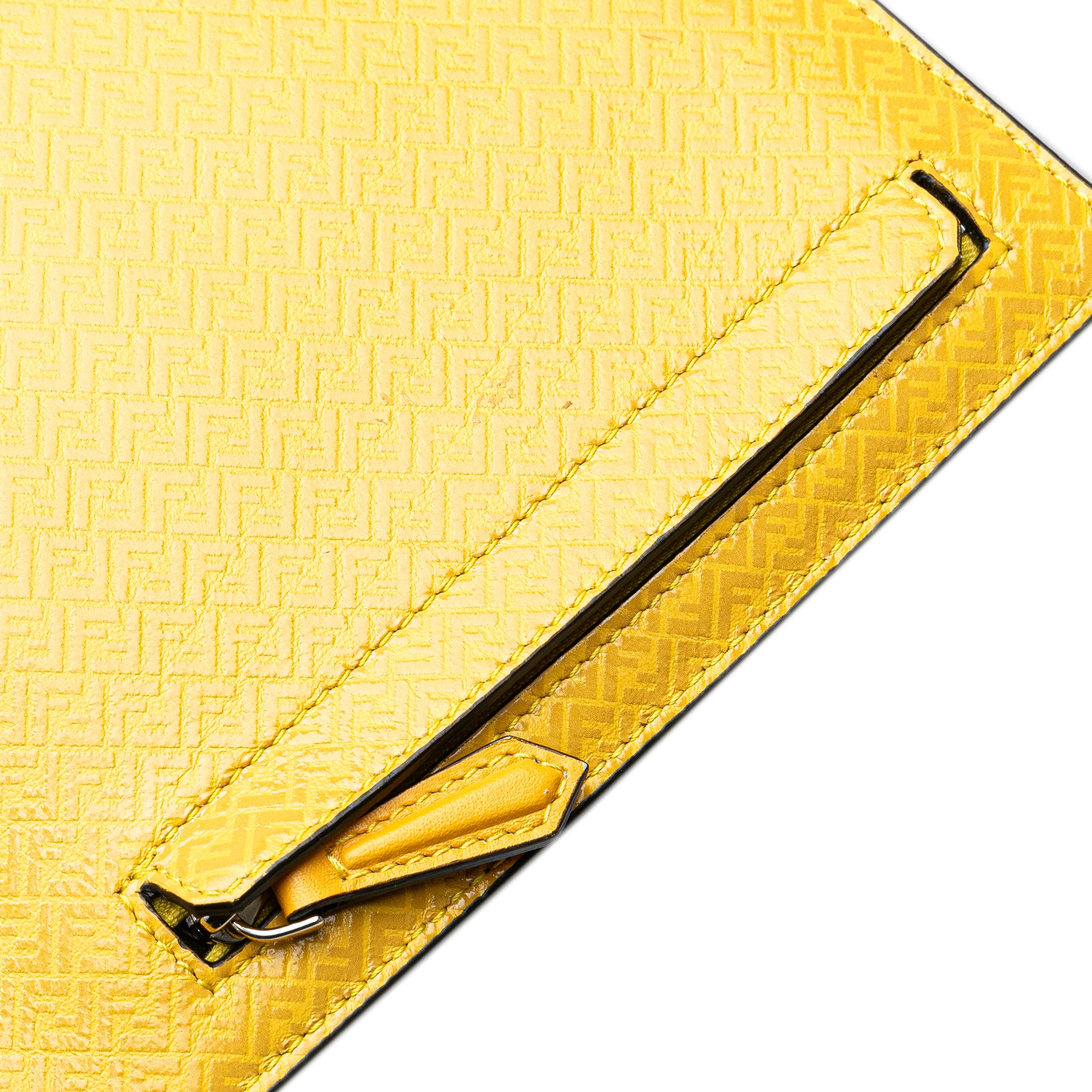 Micro Zucca Leather Clutch