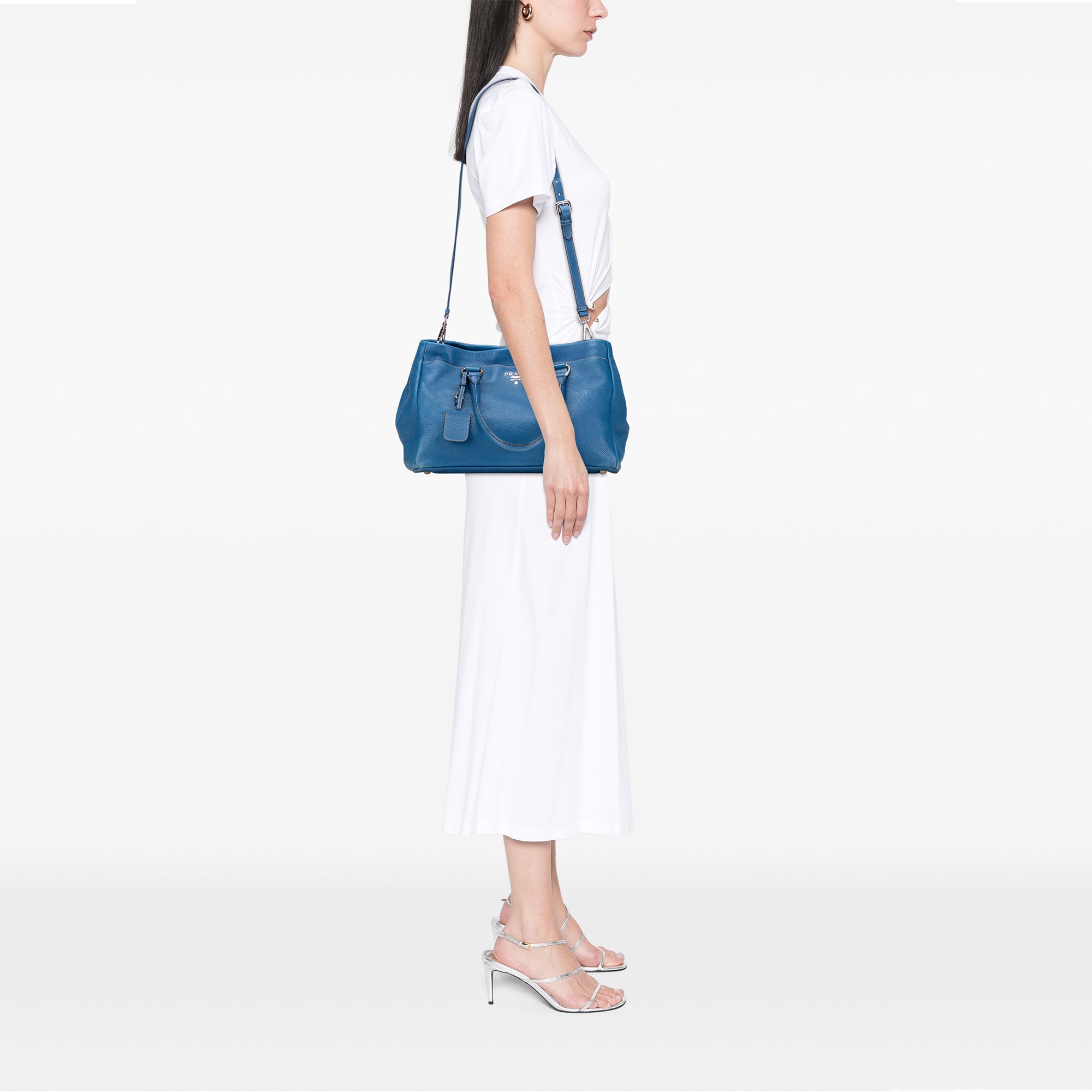 Vitello Daino Open Convertible Tote