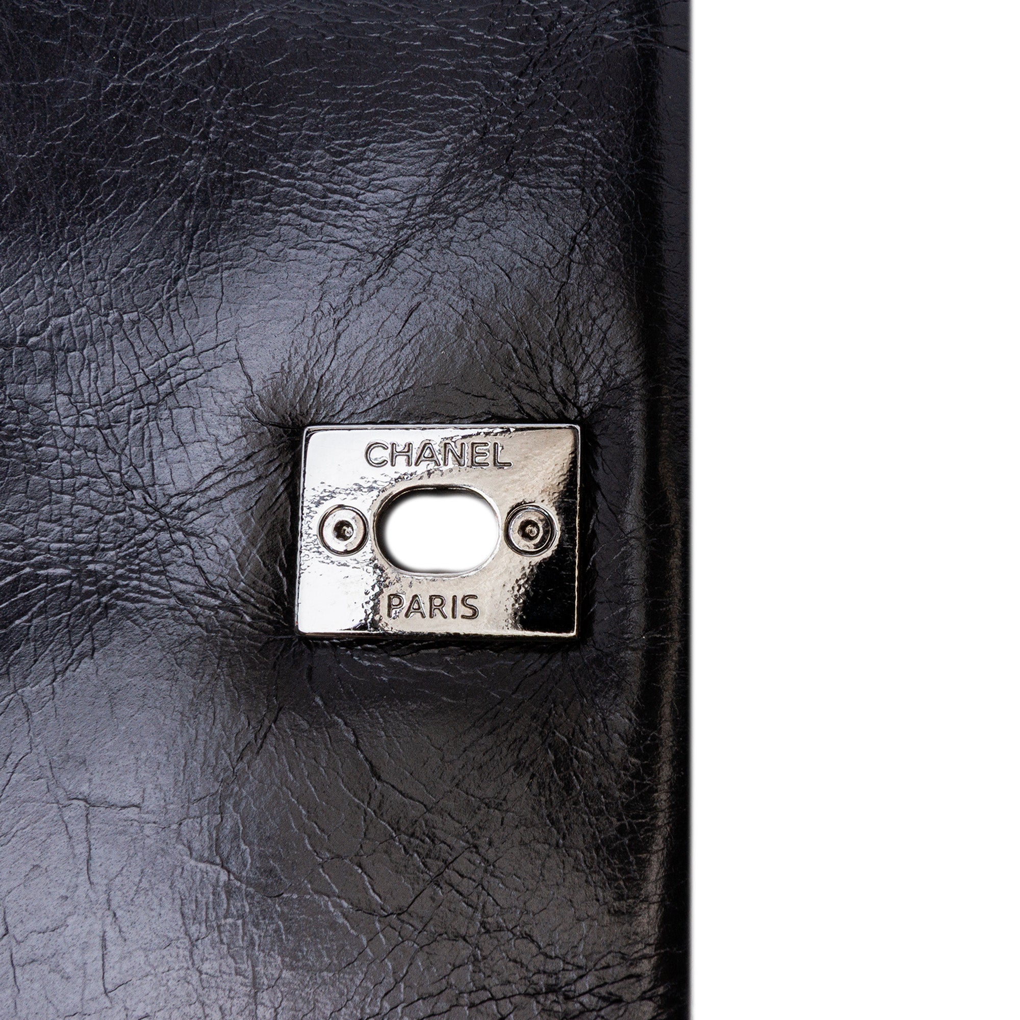 Medium Quilted Glazed Calfskin Lady Pearly Flap