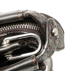 Mini Calfskin Romano Selleria Peekaboo Iconic Fit Satchel