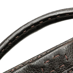 Mini Calfskin Romano Selleria Peekaboo Iconic Fit Satchel