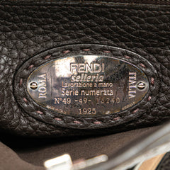 Mini Calfskin Romano Selleria Peekaboo Iconic Fit Satchel