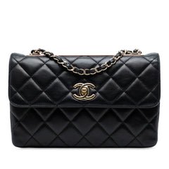 Medium Quilted Lambskin Trendy CC Flap