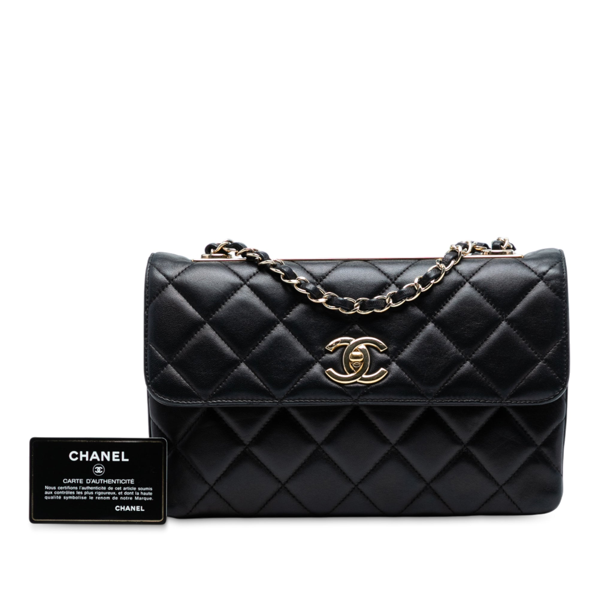 Medium Quilted Lambskin Trendy CC Flap