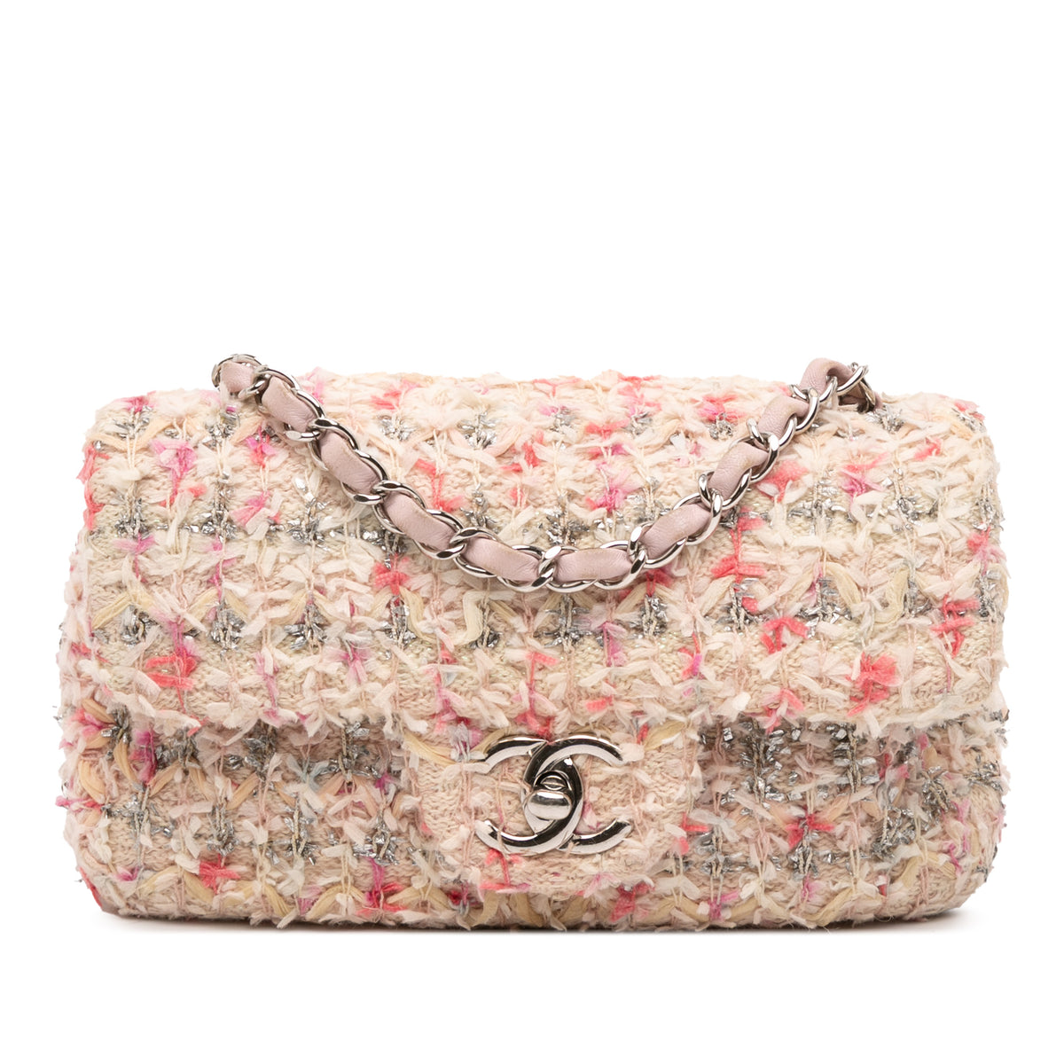 Mini Rectangular Classic Tweed Single Flap