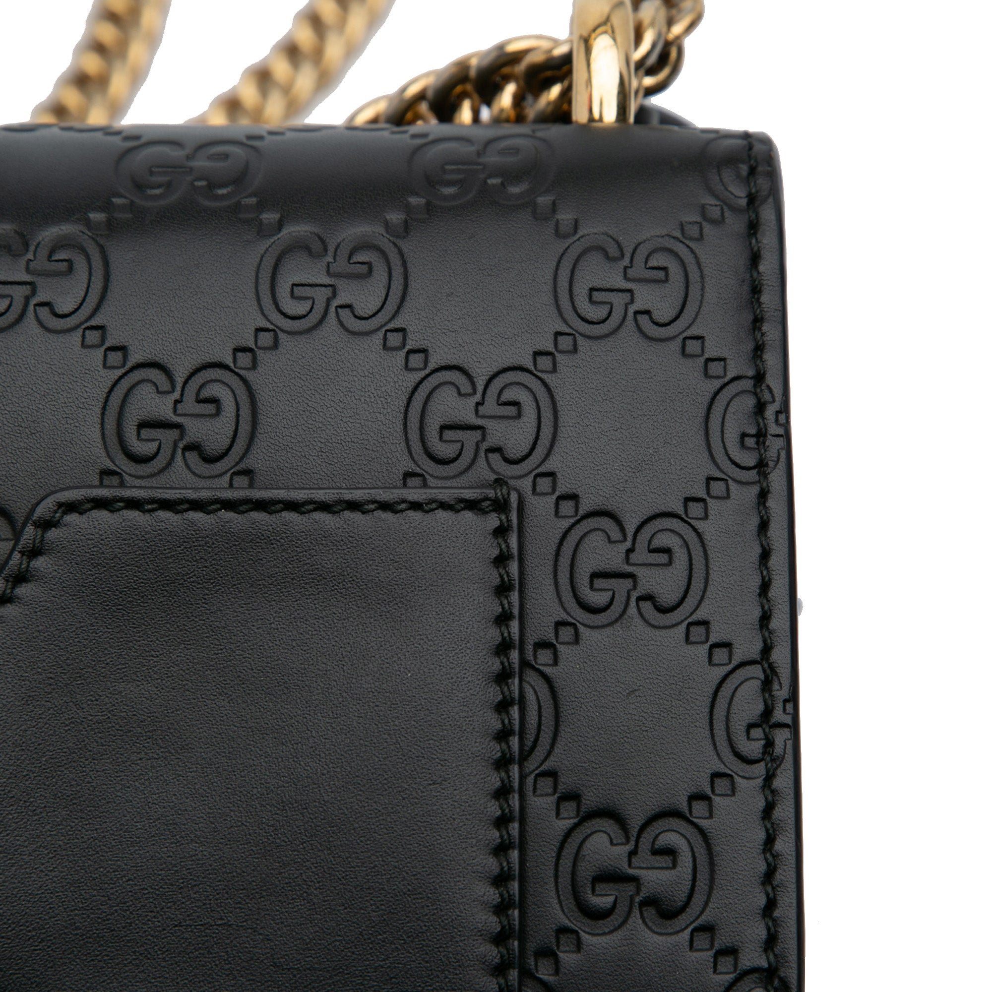 Small Guccissima Padlock Crossbody