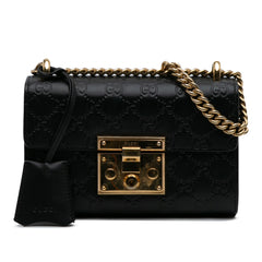 Small Guccissima Padlock Crossbody
