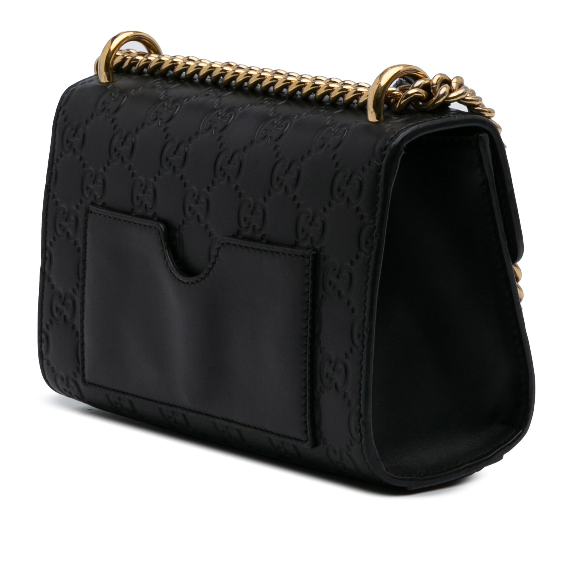 Small Guccissima Padlock Crossbody