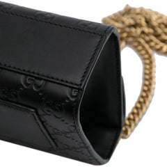 Small Guccissima Padlock Crossbody