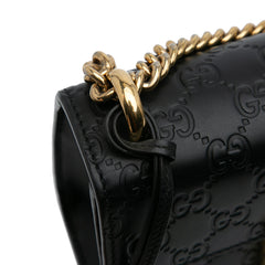 Small Guccissima Padlock Crossbody