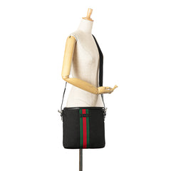 Techno Canvas Web Messenger Bag