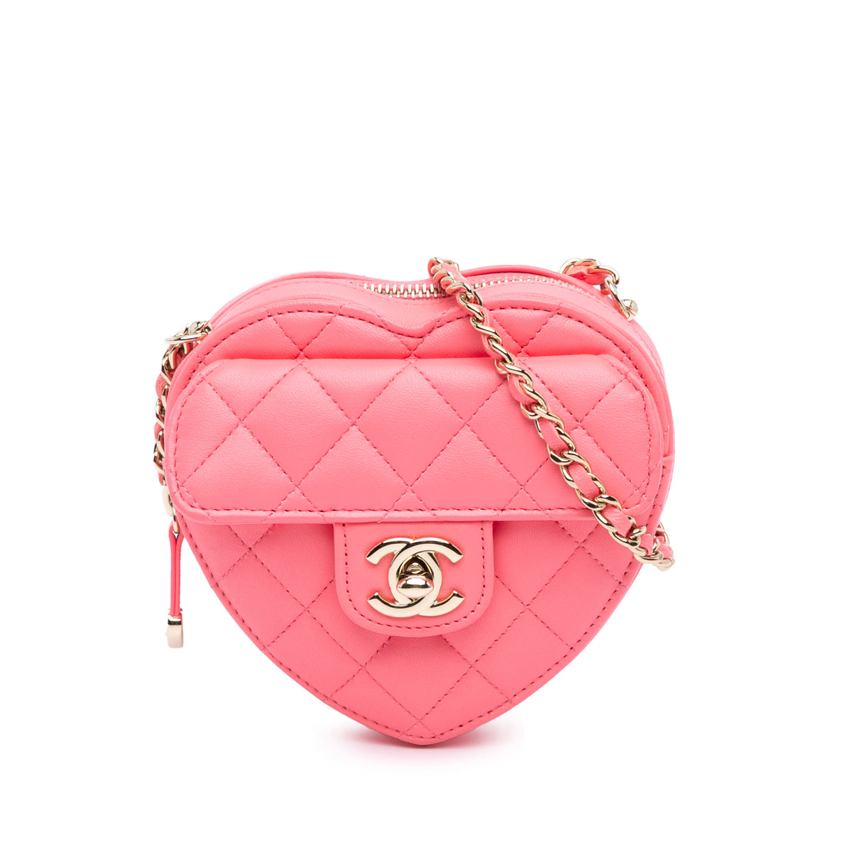 Mini Lambskin CC in Love Heart Crossbody