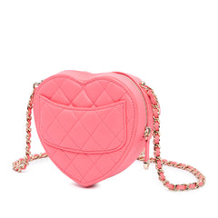 Mini Lambskin CC in Love Heart Crossbody