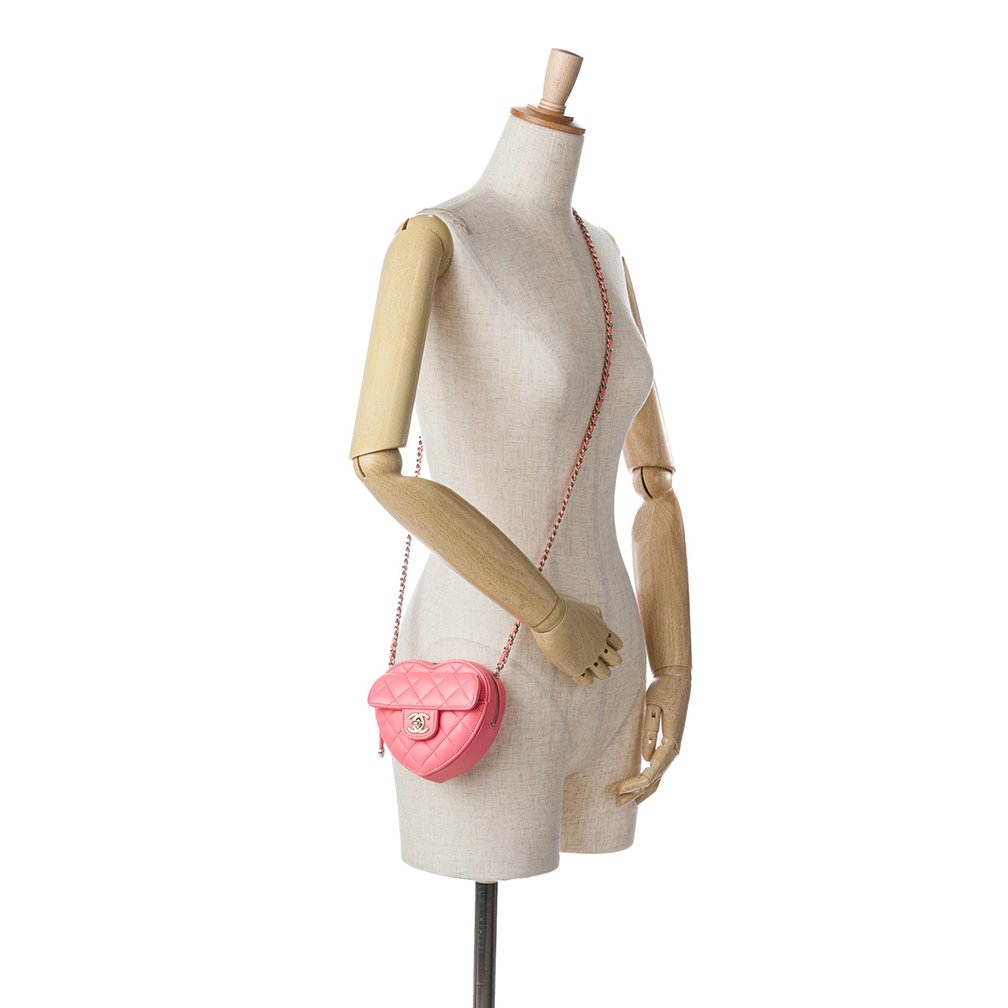 Mini Lambskin CC in Love Heart Crossbody